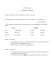 STUDY GUIDE IL PASSATO PROSSIMO Passato prossimo is used