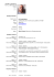 Formato Europeo per il Curriculum Vitae