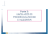 Parte 3: LINGUAGGI DI PROGRAMMAZIONE E ALGORITMI