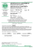 certificato di conformita - Agriturismo La Coccinella