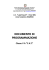 DOCUMENTO DI PROGRAMMAZIONE