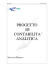 PROGETTO DI CONTABILITA` ANALITICA