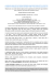 Relazione per una corretta redazione del Documento