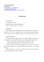 CV - Mercatone Uno Amministrazione Straordinaria