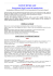 Programmi d`ammissione 2