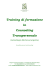 Scarica il documento Training di formazione 2017
