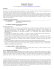 Nome cognome - Curriculum Vitae