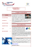 NEWSLETTER N. 1 Gennaio 2013