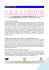 Newsletter nr°1