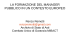 la formazione del manager pubblico in un contesto - CUG