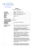 Syllabus Course description