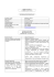 MODELLO PER IL CURRICULUM VITAE INFORMAZIONI