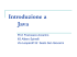 Introduzione a Java - Francesco Accarino