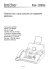 Datasheet FAX-1030E
