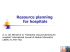 Enterprise resource planning for hospitals Godefridus G. van