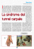 La sindrome del tunnel carpale