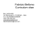 Fabrizio Bellomo Curriculum vitae