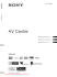 Sony XAV-60 Car Radio OWNER`S MANUAL Operating Instructions
