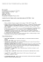 CURRICULUM VITAE ET STUDIORUM: BOVE dr. MARIATERESA