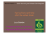 Agriculture systems and the value chain