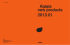 new products 2013/01• Agape - prima
