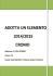 ADOTTA UN ELEMENTO 2014/2015 CROMO