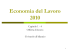 Economia del Lavoro aa 2009 - 2010
