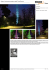 Milano, illuminazione esterna della Torre Branca