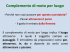 Il complemento di moto per luogo, il