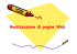 Realizzazione di pagine Web