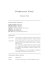 Curriculum Vitae - Sandro Tosi