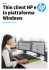 Thin client HP e la piattaforma Windows