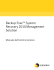 Backup Exec™ System Recovery 2010 Management Solution