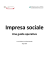Impresa sociale - Guida Operativa
