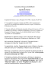 Curriculum VITAE et STUDIORUM