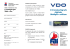 Brochure VDO Corsi Cronotachigrafo