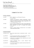Dottore Commercialista - Revisore Contabile CURRICULUM VITAE
