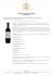 Rosso del Cavaliere Tranquillo Toscana IGT