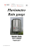 Pluviometro Rain gauge