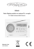 Radio Digitale portatile con sistema PLL e sveglia