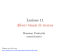 Lezione 11 Alberi binari di ricerca