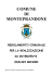 Regolamento comunale per la realizzazione di opere edilizie minori