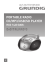 portable radio cd/mp3/usb/sd player rcd 1460 dab+