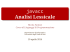 javacc Analisi Lessicale