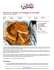 Quiche di sfoglia con taleggio e pancetta