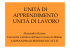 UNITÀ DI APPRENDIMENTO UNITÀ DI LAVORO