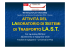 le attività del laboratorio di sistemi di trasporto la.s.t.