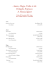 Amore, Magia, Follia in the Orlando Furioso: A Musical