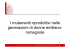 I mutamenti riproduttivi nelle p generazioni di donne emiliano