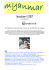 Newsletter 1/2007